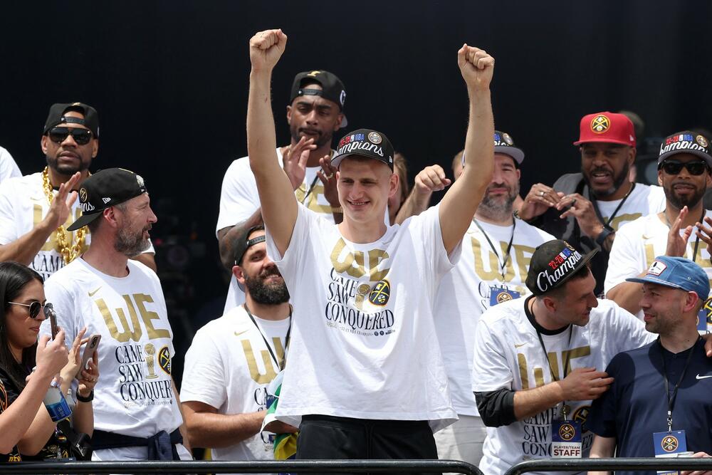 Nikola Jokić na šampionskoj paradi