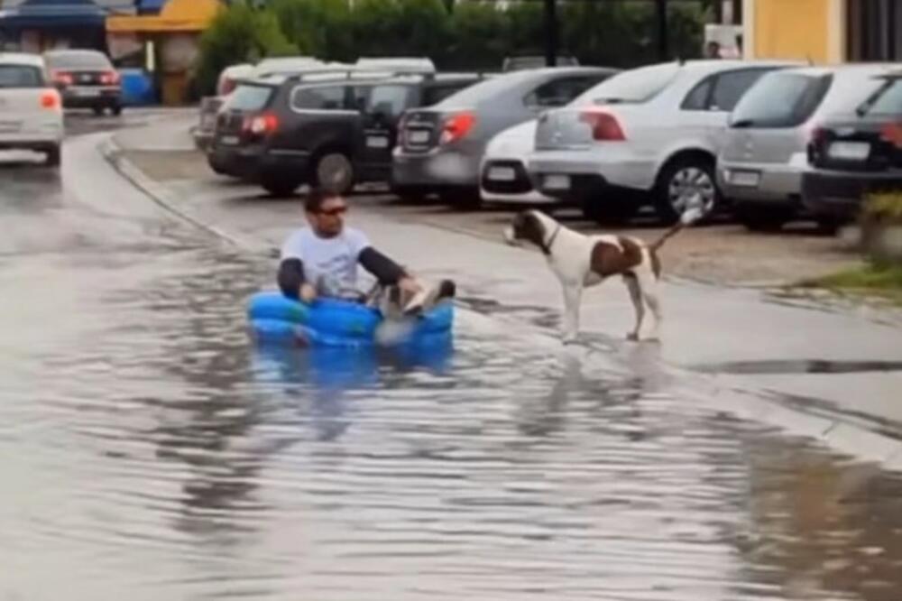 "PECA ČOVEK, PUSTITE GA": Hit snimak iz Obrenovca nasmejao SRBIJU, ovo ima SAMO kod NAS (VIDEO)