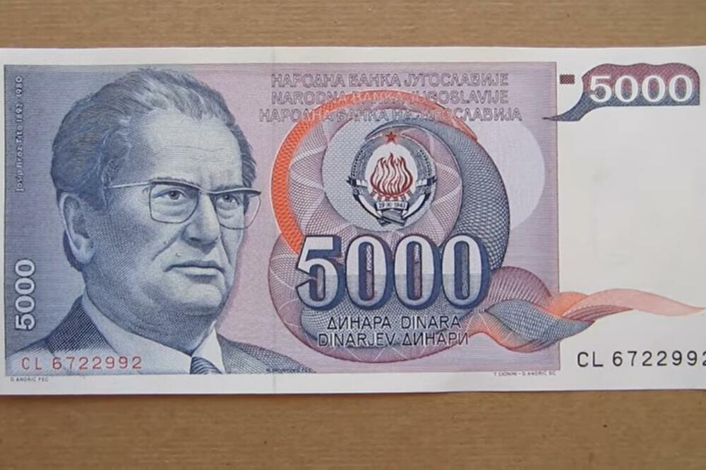 NOVČANICA SA LIKOM TITA IMALA JE 1 NEDOPUSTIVU GREŠKU I DAN DANAS IZAZIVA POLEMIKU: Bila je NAJVEĆA do tada (VIDEO)