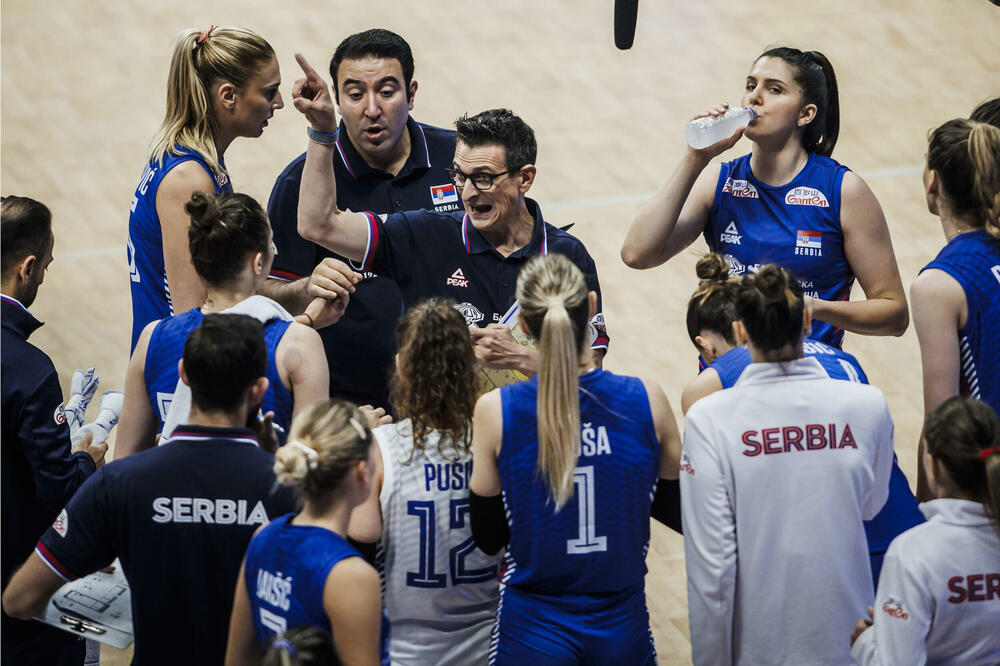 Đovani Gvideti, Ženska odbojkaška reprezentacija Srbije