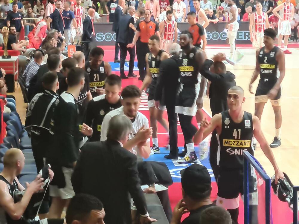 Detalj sa meča Crvena zvezda - Partizan