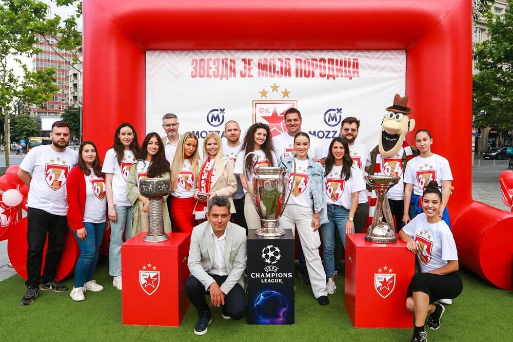 DUPLA KRUNA I PEHAR IZ BARIJA '91: Zvezdin karavan krstari Balkanom i oduševljava zvezdaše gde god se pojavi