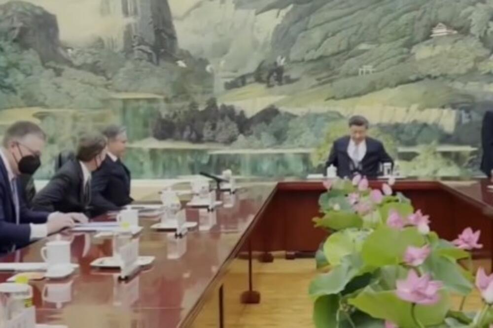 DETALJ SA SASTANKA ĐINPINGA I BLINKENA PRIVUKAO VELIKU PAŽNJU, SVI BRUJE: Zapao svima za OKO, o ovome je REČ! VIDEO