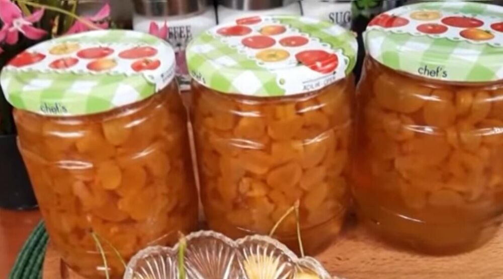 Slatko, Slatko od belih trešanja