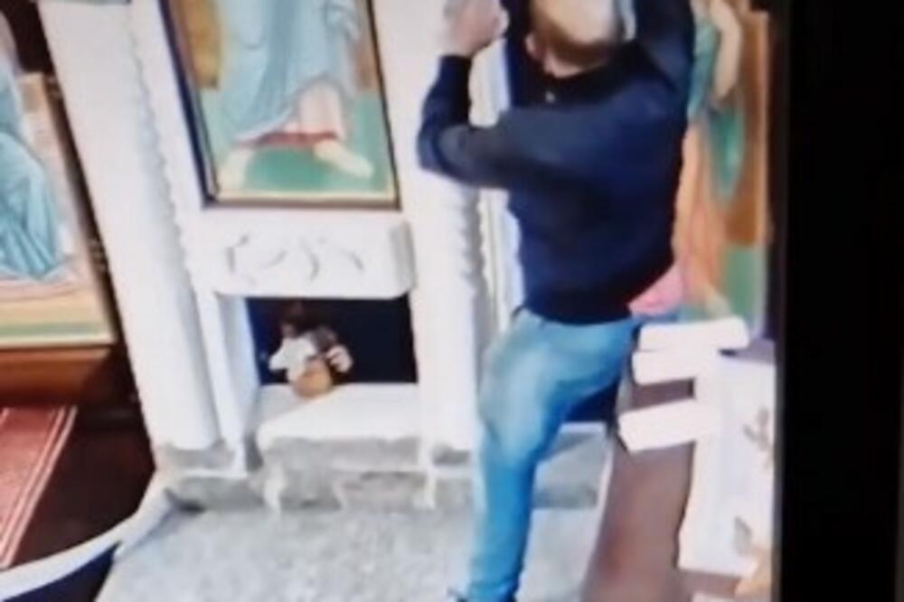PREKRSTIO SE, PA UKRAO SVE? Šokantan snimak iz CRKVE na Zlataru kruži MREŽAMA, da li je MOGUĆE?! (VIDEO)