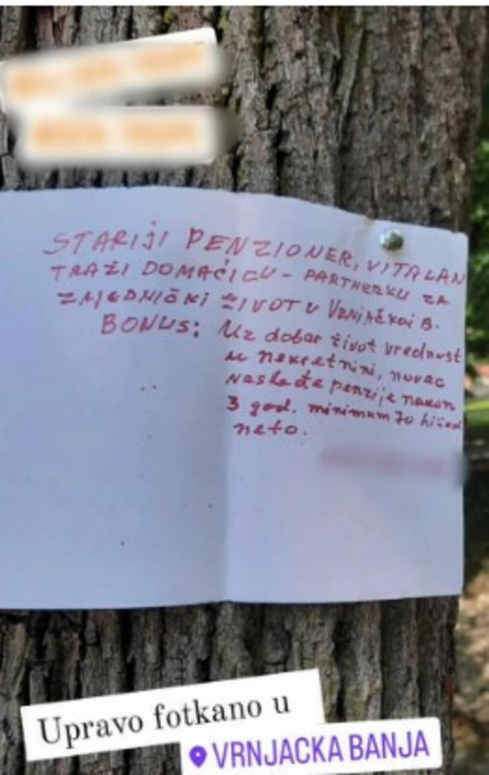 Penzioner traži ženu