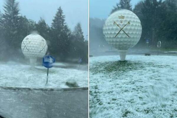 OLUJNI FRONT IZ SLOVENIJE SE KREĆE KA HRVATSKOJ, A EVO KAD STIŽE U SRBIJU: Zabelelo se, padao grad veličine ORAHA