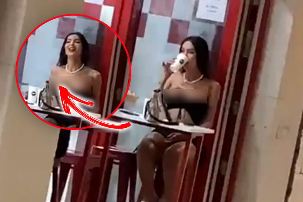 ISCUREO VRELI SNIMAK TURISTKINJA USRED SPLITA: Pokazala GOLE GRUDI