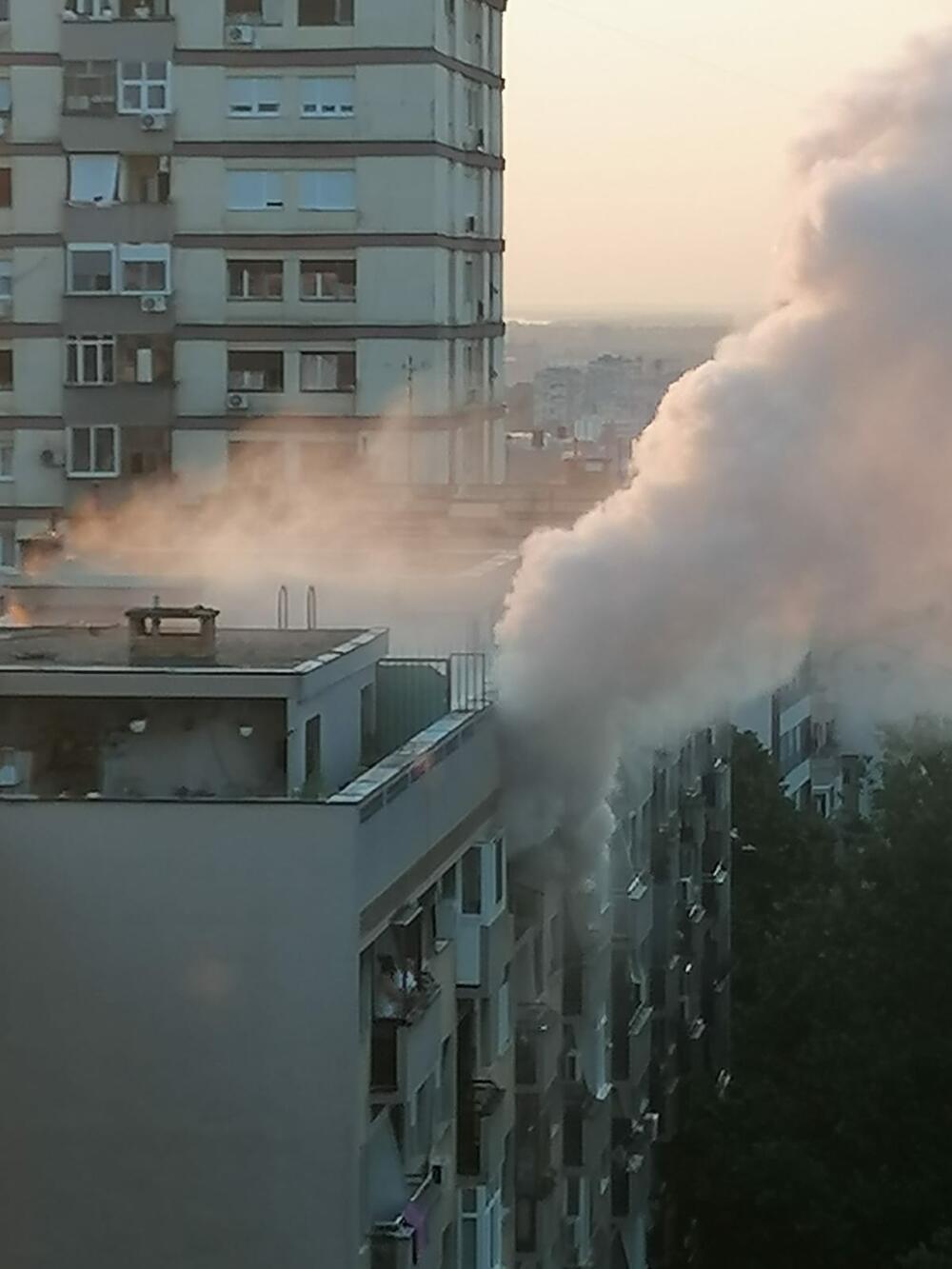 Požar u stanu na Voždovcu