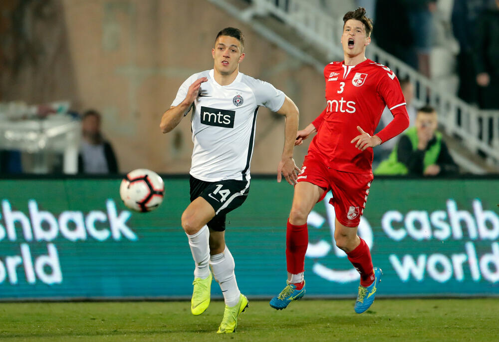 Dejan Georgijević na utakmici Partizana i Radničkog iz Niša