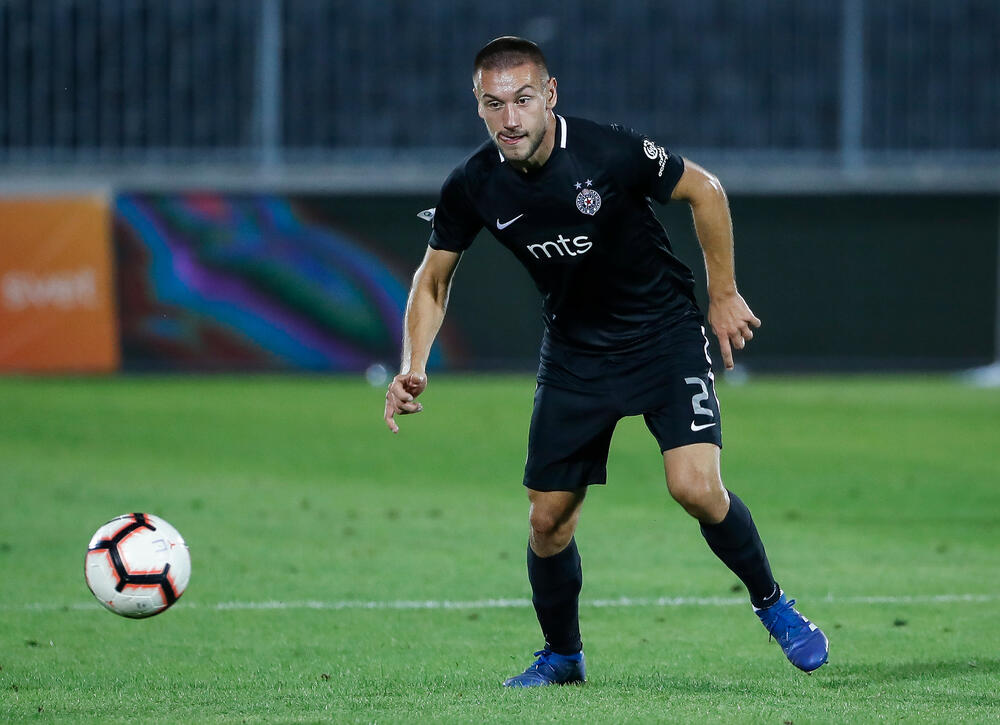 Periša Pešukić u dresu Partizana