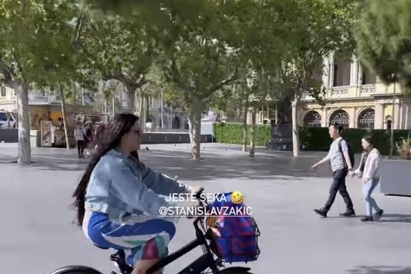 LJUDI U BARSELONI U ČUDU! Svi se pitaju da li je ovo Seka Aleksić: Naletela na SRBE i to na DVA TOČKA (VIDEO)