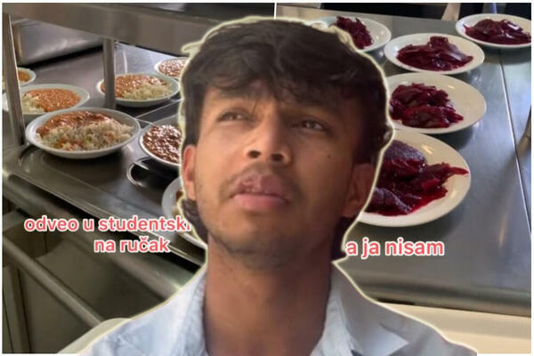 INDIJAC RUČAO U STUDENTSKOJ MENZI U BEOGRADU: Progovorio na SRPSKOM pa rekao OVO! (VIDEO)