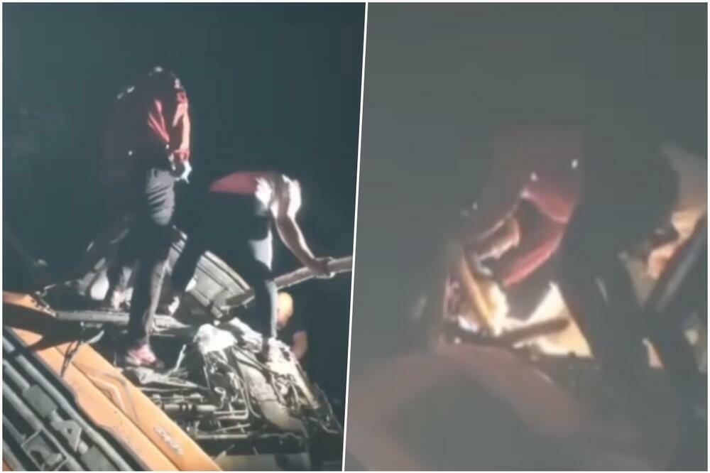 KAMION SLETEO U DUBOKU PROVALIJU NA KOPAONIKU: Usledila neverovatna akcija spasavanja vozača (FOTO)