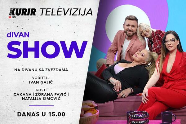 ZAGARANTOVANA VIKEND ZABAVA! Smeh do suza i otkrivanje tajni u „dIvan show“ uz Cakanu, Zoranu i Nataliju DNK