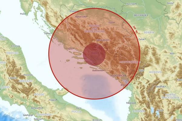 ZEMLJOTRES KOD MOSTARA! Osetio se i u Hrvatskoj