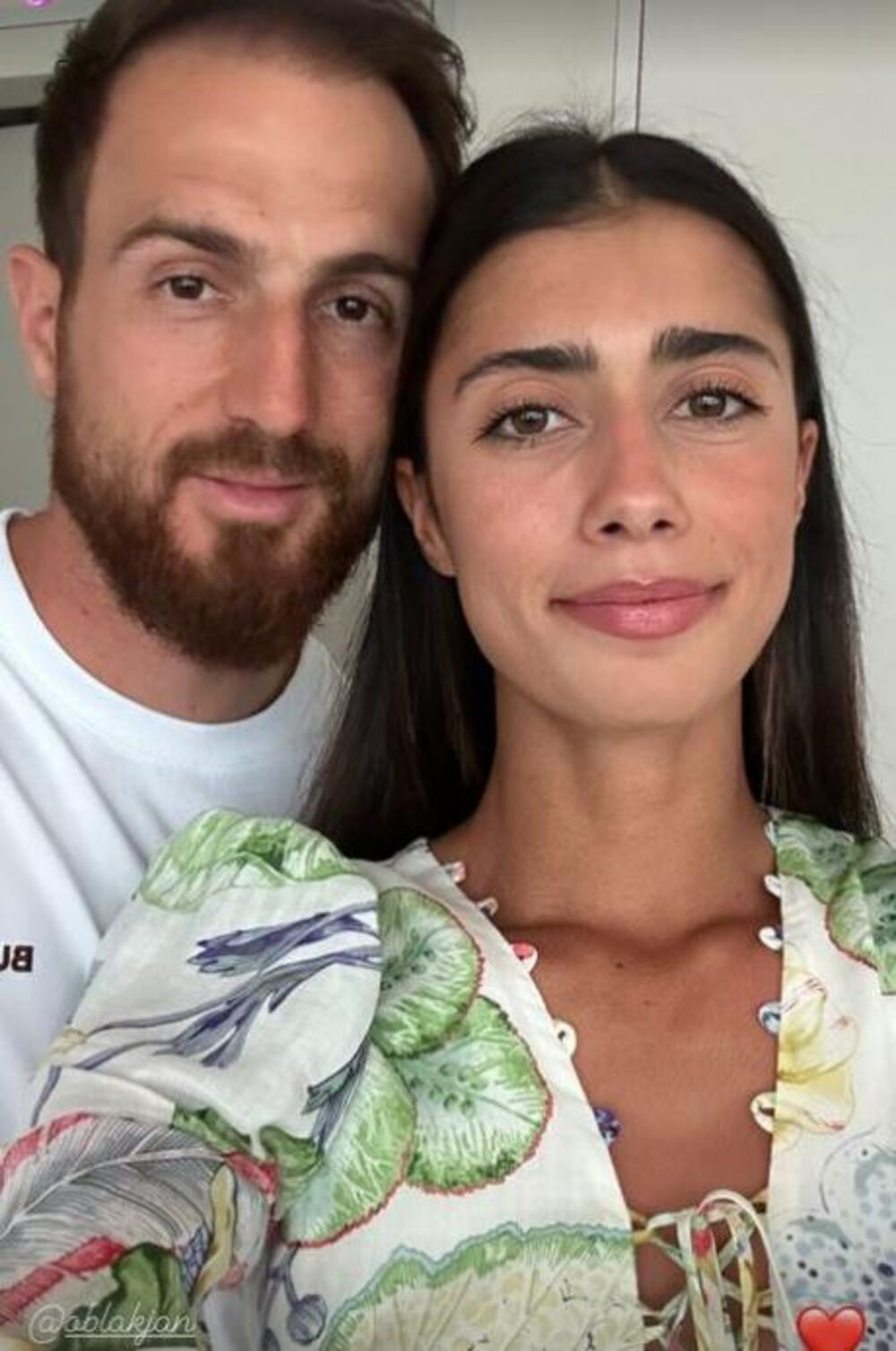 Jan Oblak i Olga Danilović