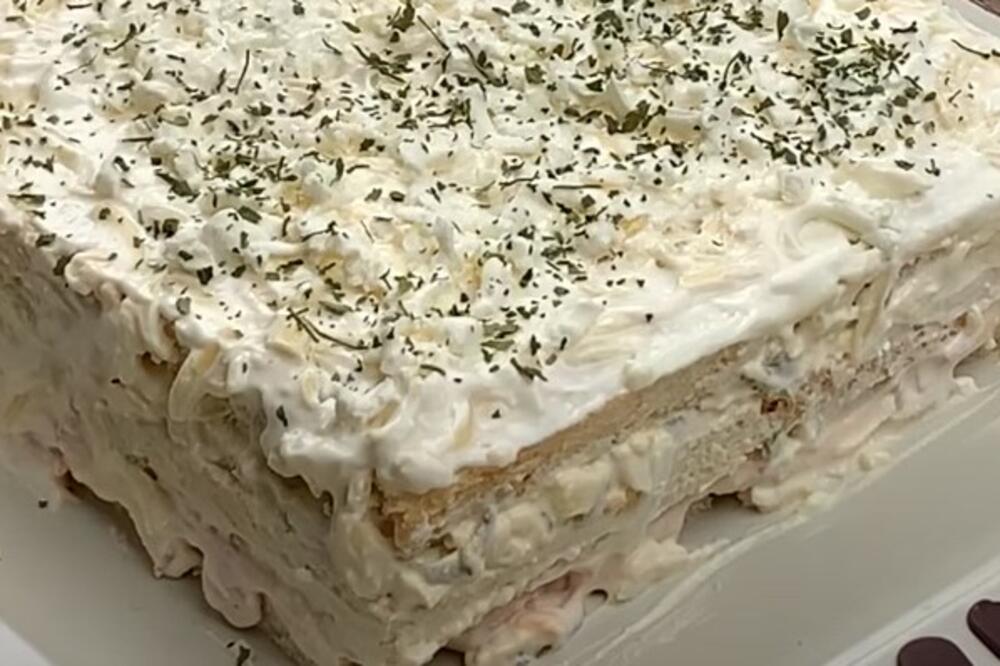 OVAKVU SLANU TORTU SRPKINJE DO SADA NISU SPREMALE: Pravi se od PALAČINAKA, a zbog ove NAMIRNICE je PREUKUSNA