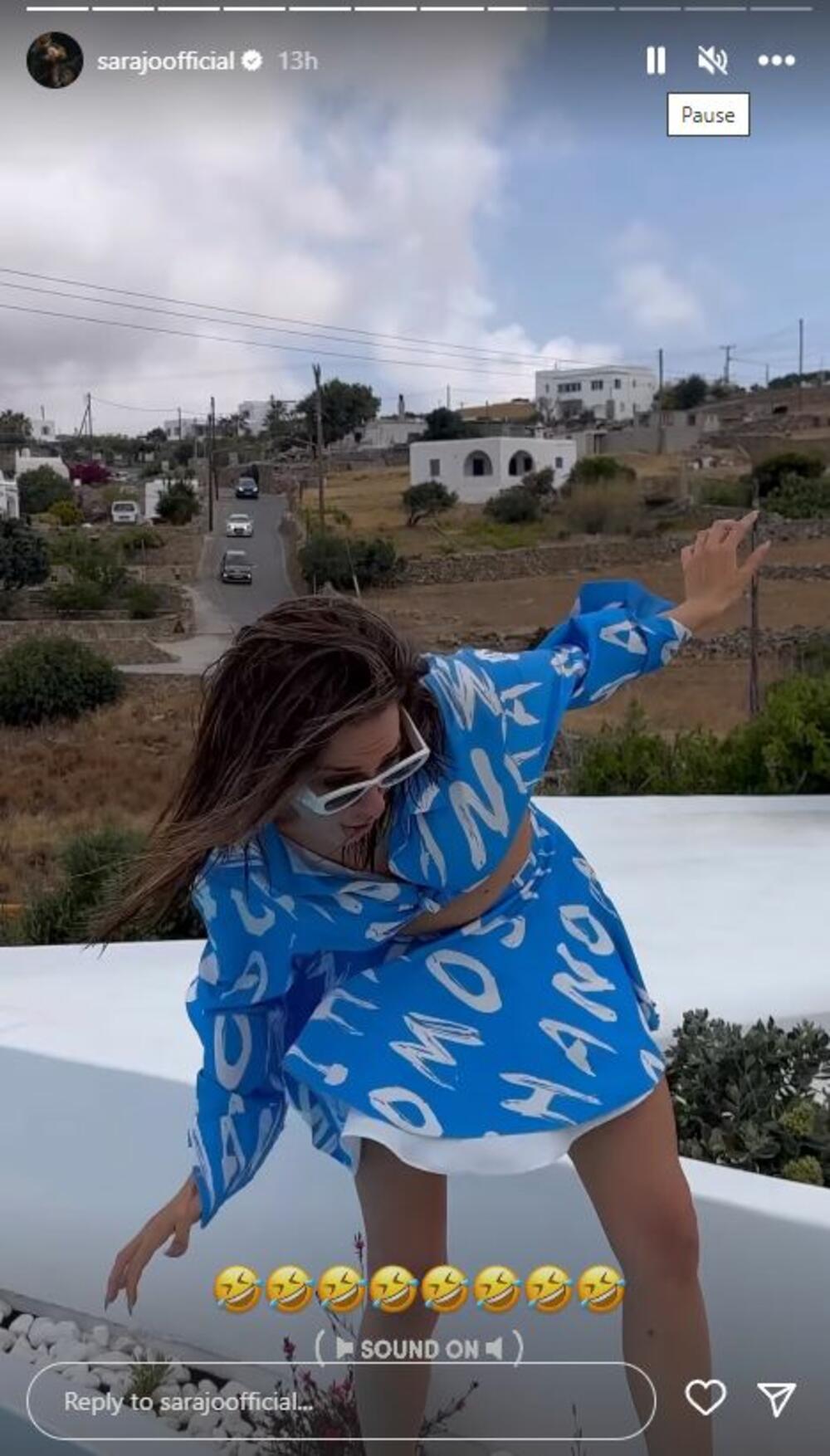 Sara Jo se okliznula