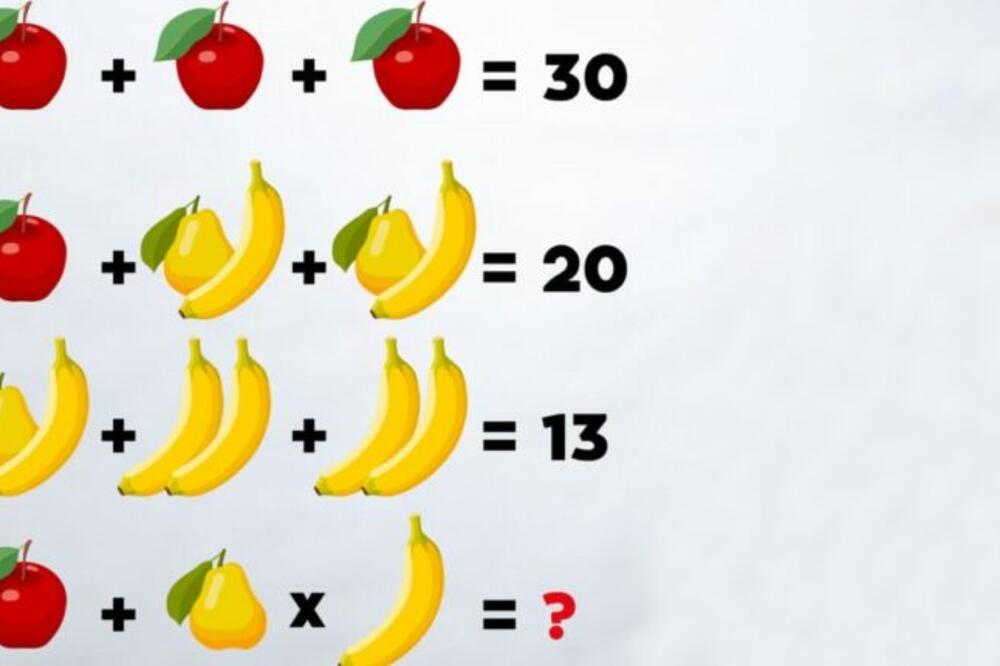 POLA LJUDI LUPA GLAVU I NE ZNA DA REŠI OVAJ ZADATAK: Pogledajte sliku i pokušajte da nađete konačno rešenje