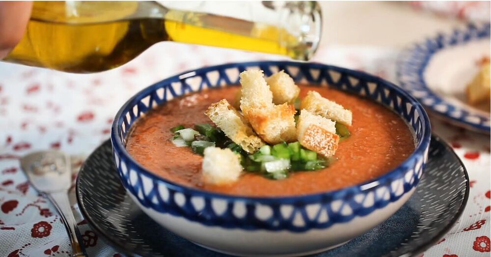 Gaspačo, Gaspaćo, Paradajz čorba, Čorba, Povrće