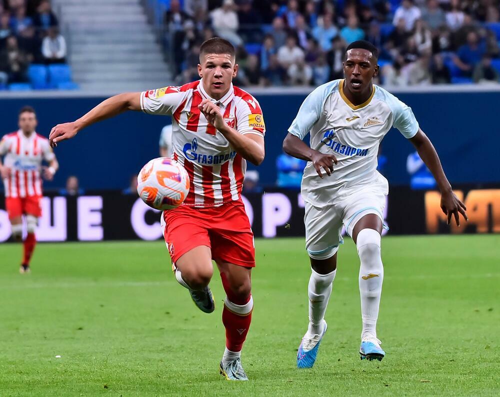 Detalj sa utakmice Zenita i Crvene zvezde