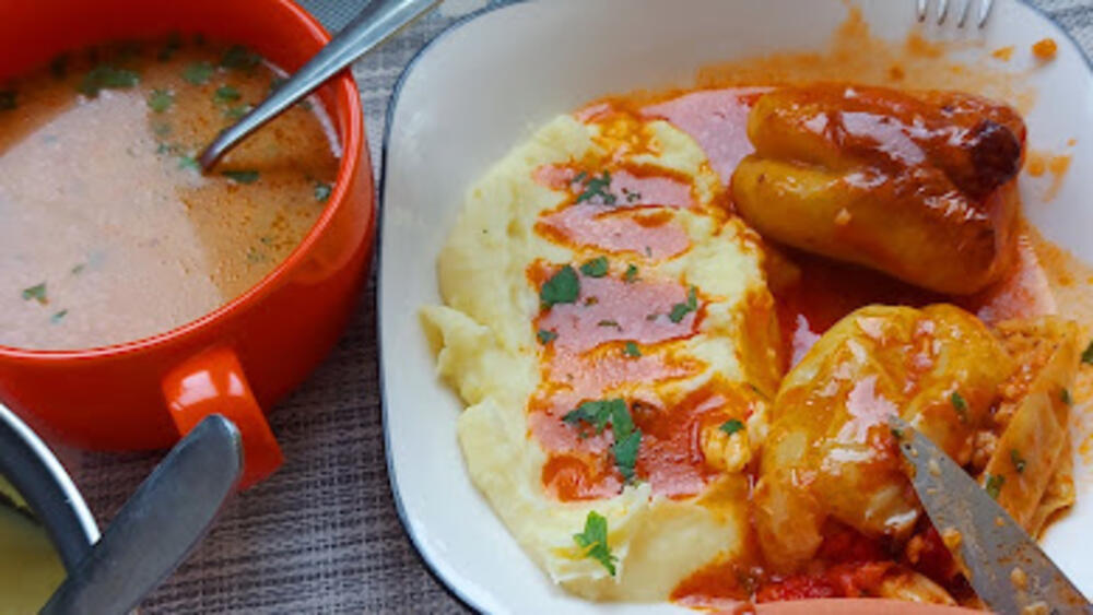 Punjene paprike, Punjene paprike sa ribom