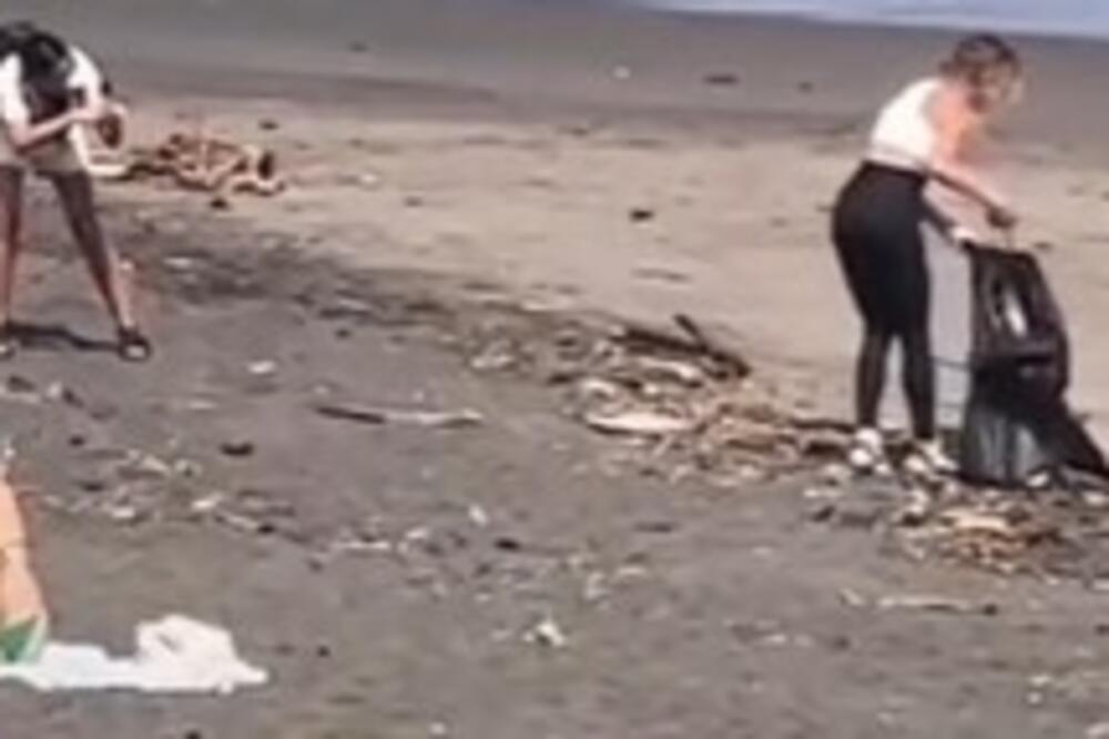 SKUPLJALA SMEĆE DOK JE DRUGARICA FOTKALA, A KAD SE KAMERA UGASILA... Snimak koji je RAZBESENO sve, ima li kraja?!