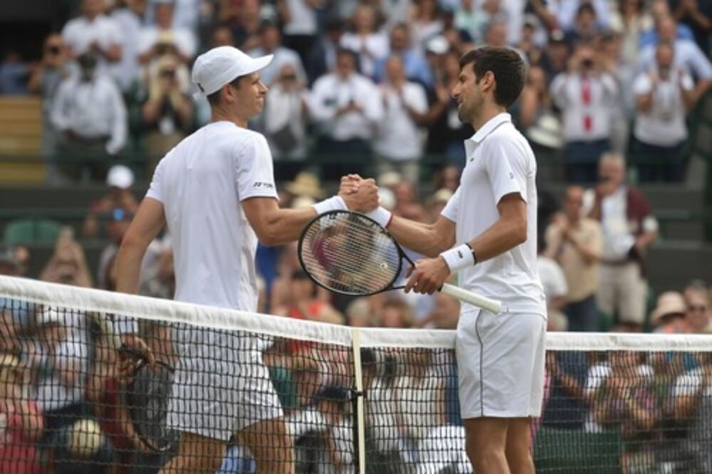 Hubert Hurkač i Novak Đoković