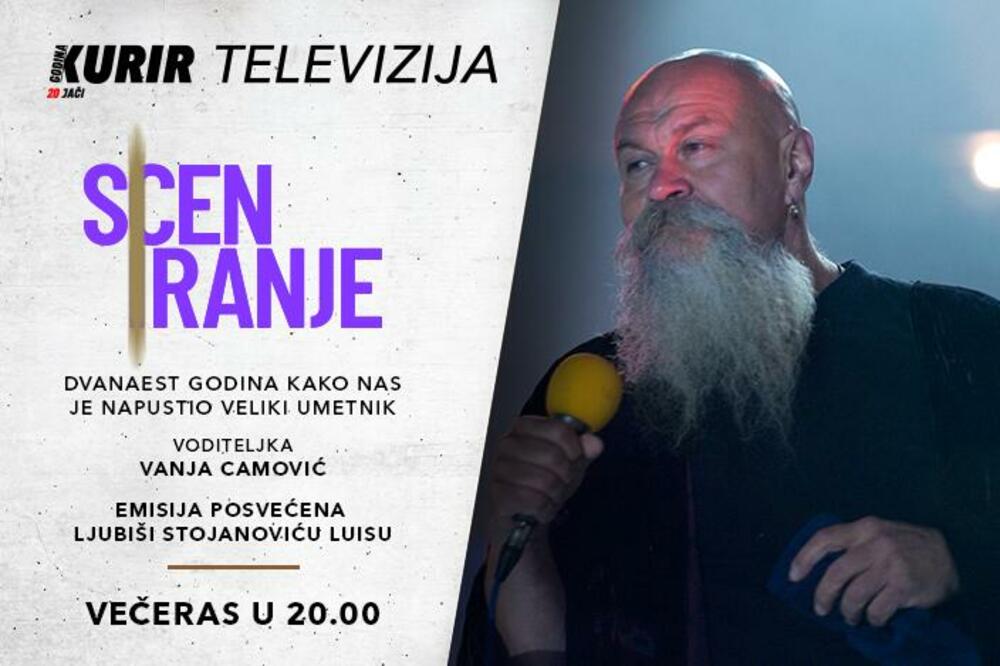12 GODINA KAKO NAS JE NAPUSTIO VELIKI UMETNIK! Večeras u 20 časova ne propustite specijalnu emisiju posvećenu LUISU