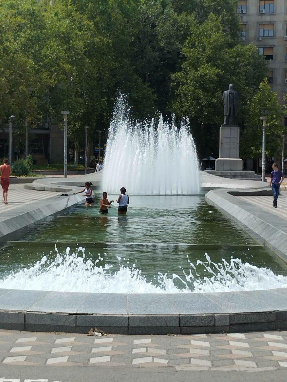 Rashlađivanje u fontani