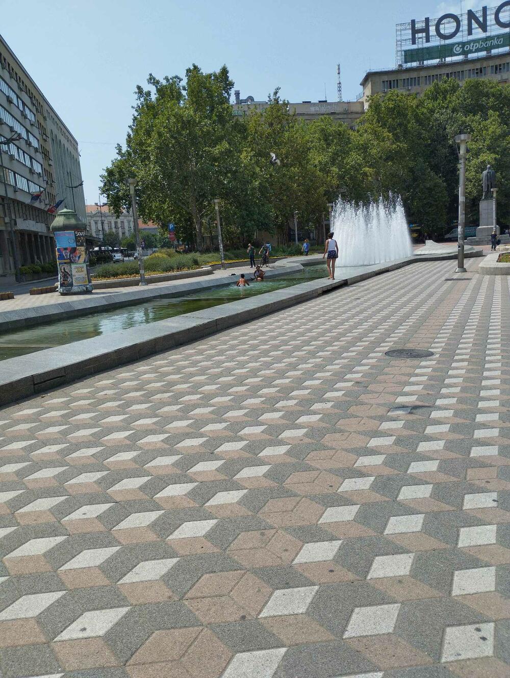 Rashlađivanje u fontani