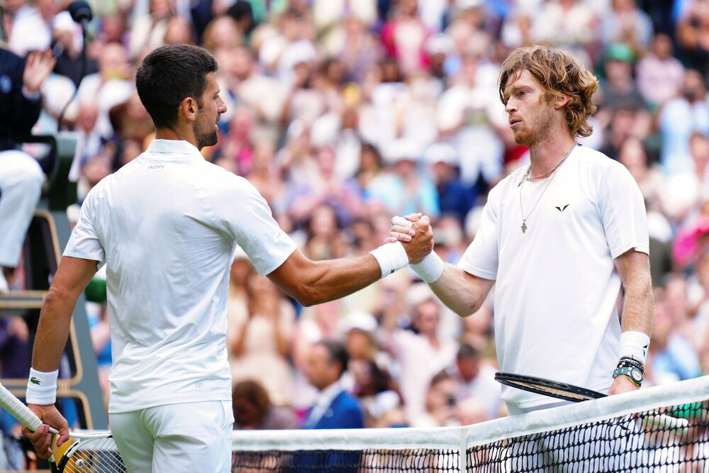 Novak Đoković i Andrej Rubljov