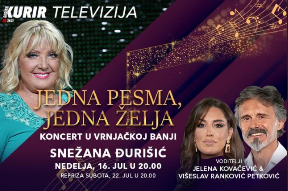 NEZABORAVNI VIKEND UZ OMILJENE PEVAČE! Gledajte Jedna pesma, jedna želja u nedelju u 20 časova na Kurir televiziji