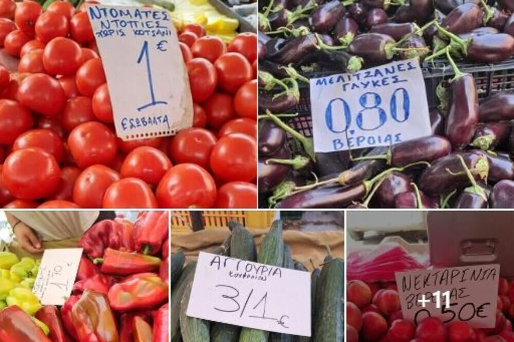 Cene povrća u Grčkoj/Ilustracija