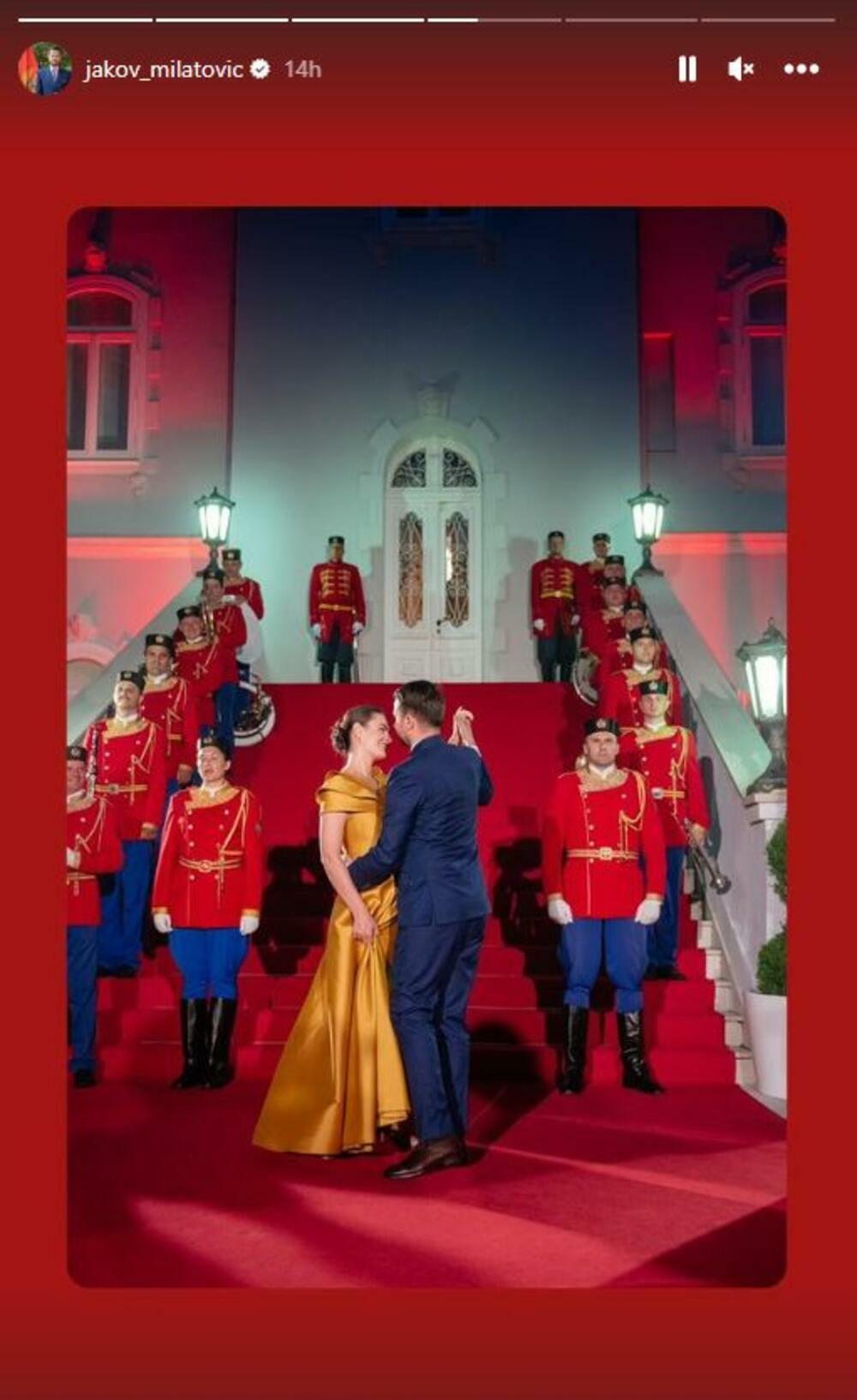 Ples Milene i Jakova Milatovića