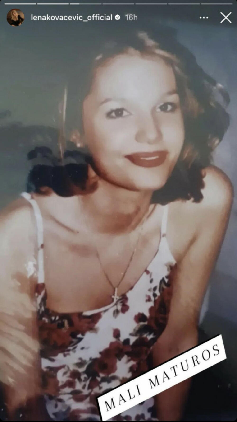 Fotografija Lene Kovačević iz mladosti