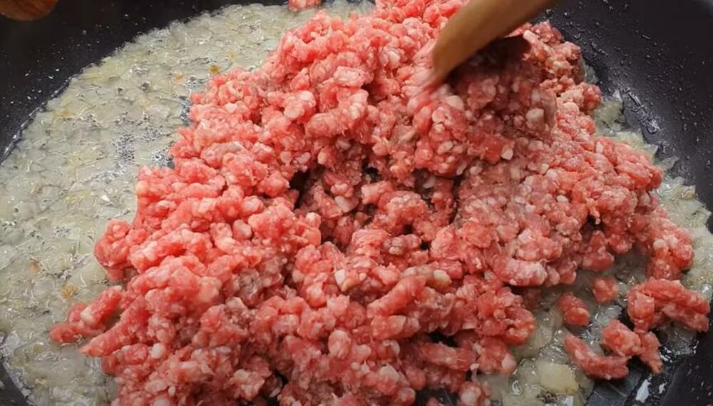 Tikvice, Tikvice sa mlevenim mesom