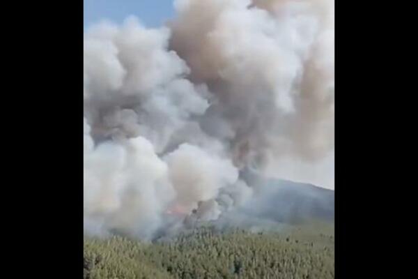 BUKNUO POŽAR U OMILJENOM TURSKOM LETOVALIŠTVU: Gust dim PREKRIO NEBO, ugrožen put ka aerodromu! (VIDEO)