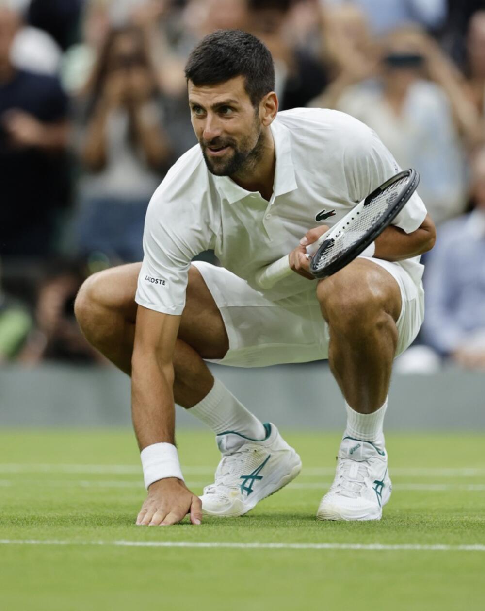 Novak Đoković posle pobede nad Janikom Sinerom