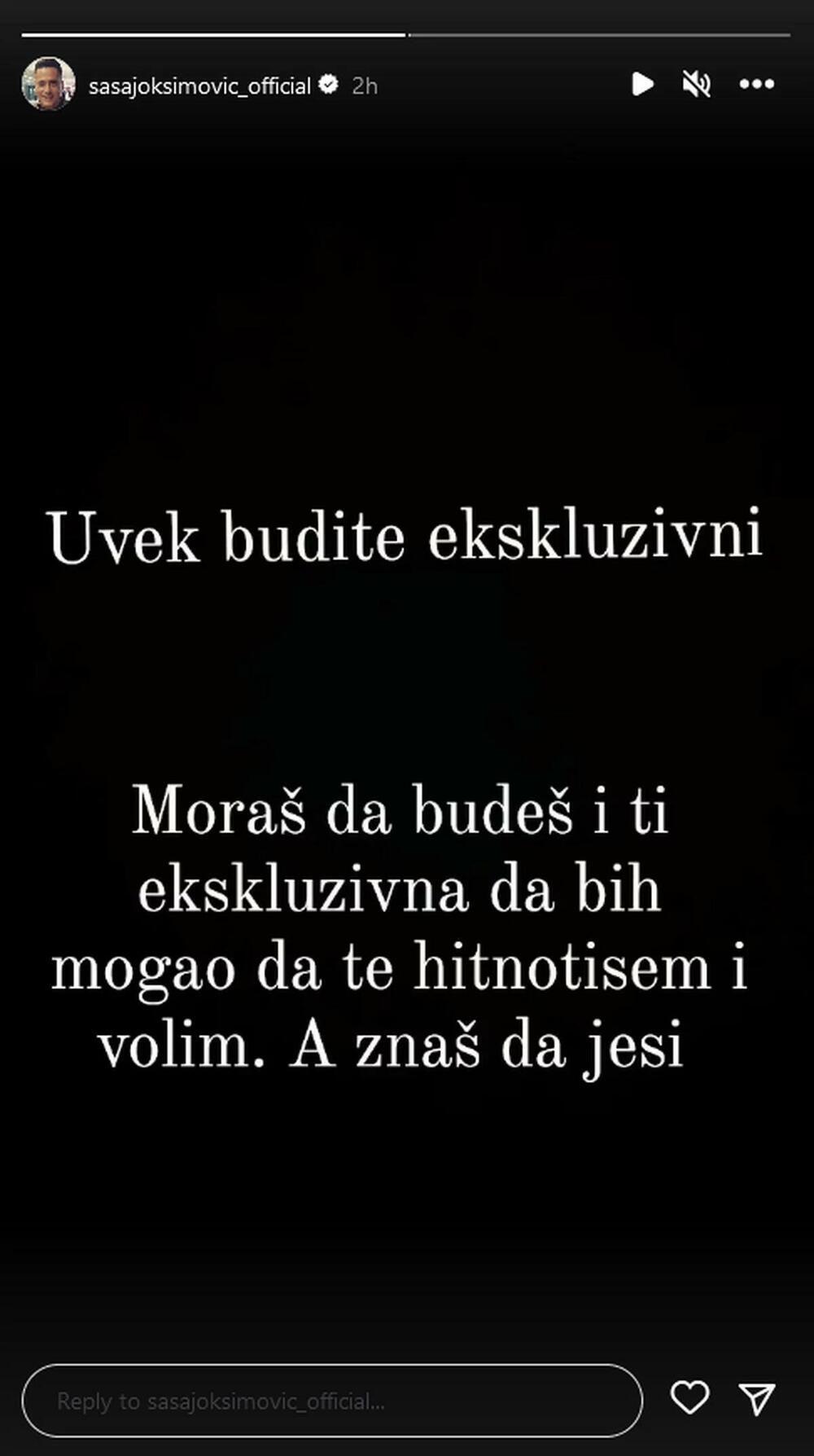 D!a li je ovom porukom nekome želeo nešto da poruči?