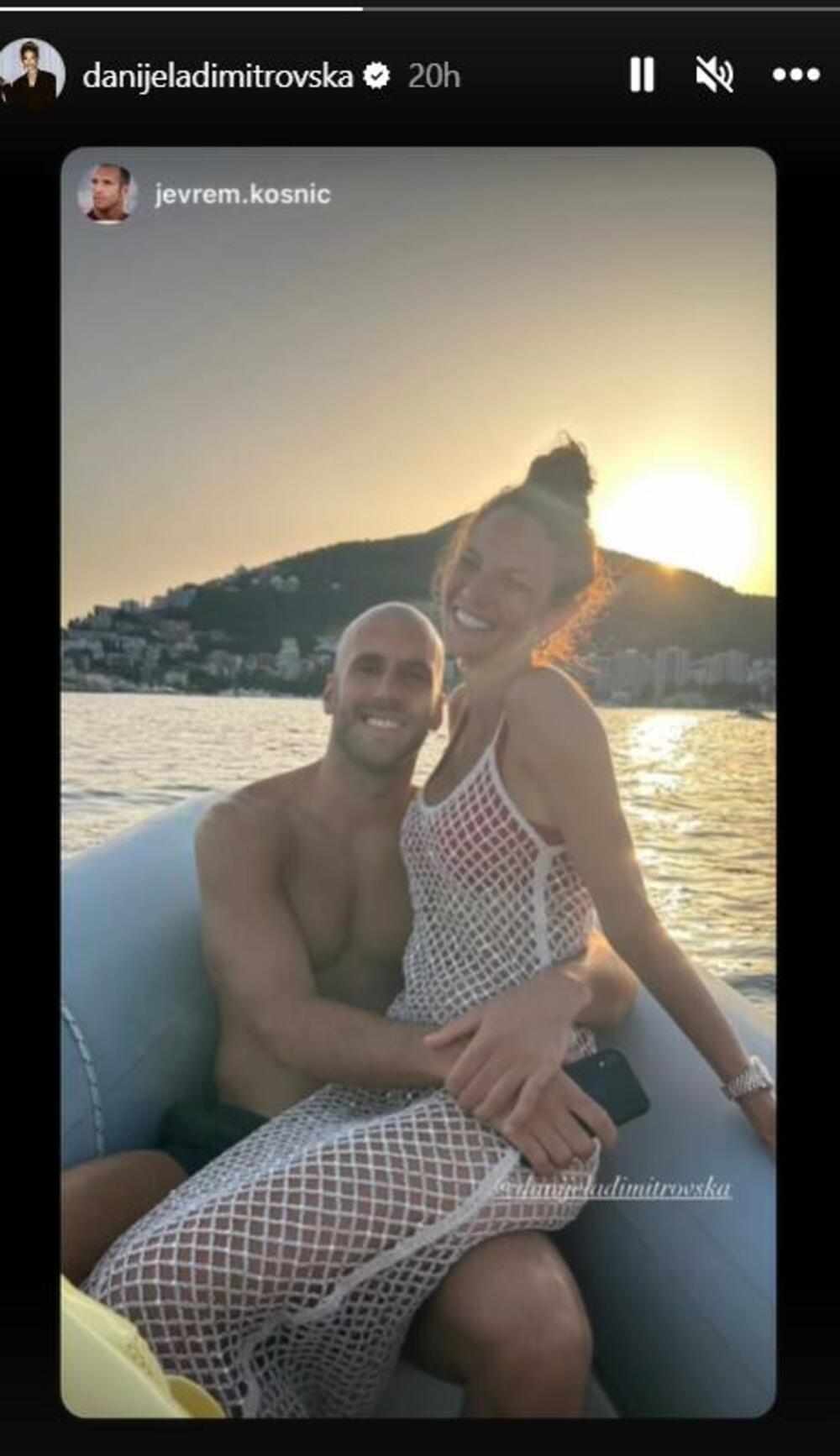 Danijela uživa sa svojim izabranikom