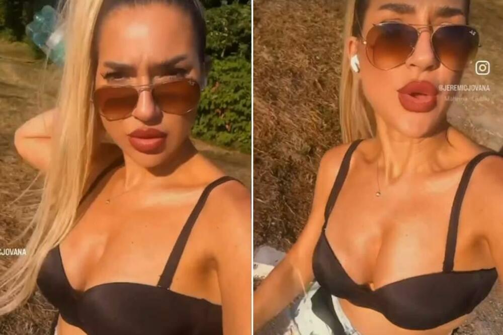 Jovana Jeremić vozi rolere u brushalteru