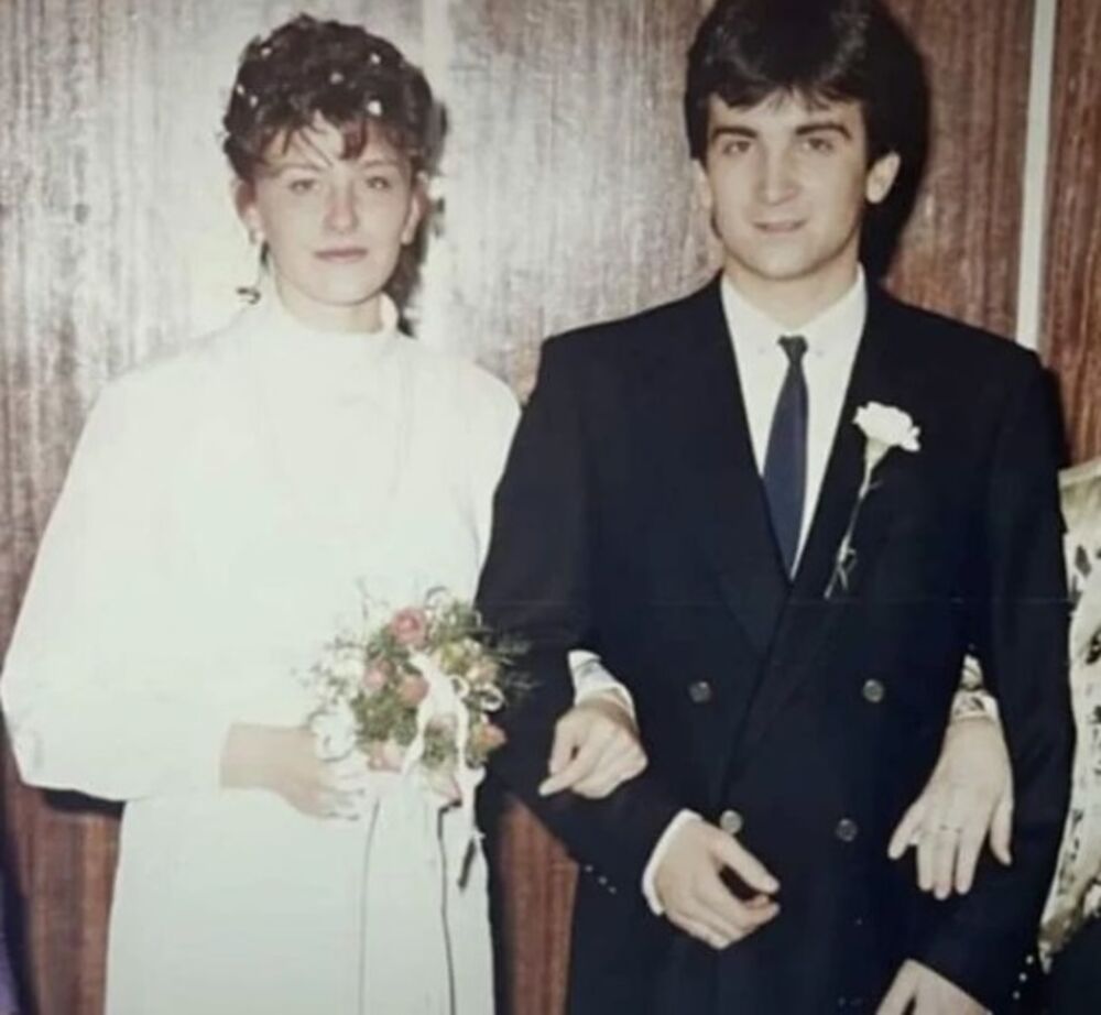Slika Dijane i Srđana Đokovića sa venčanja
