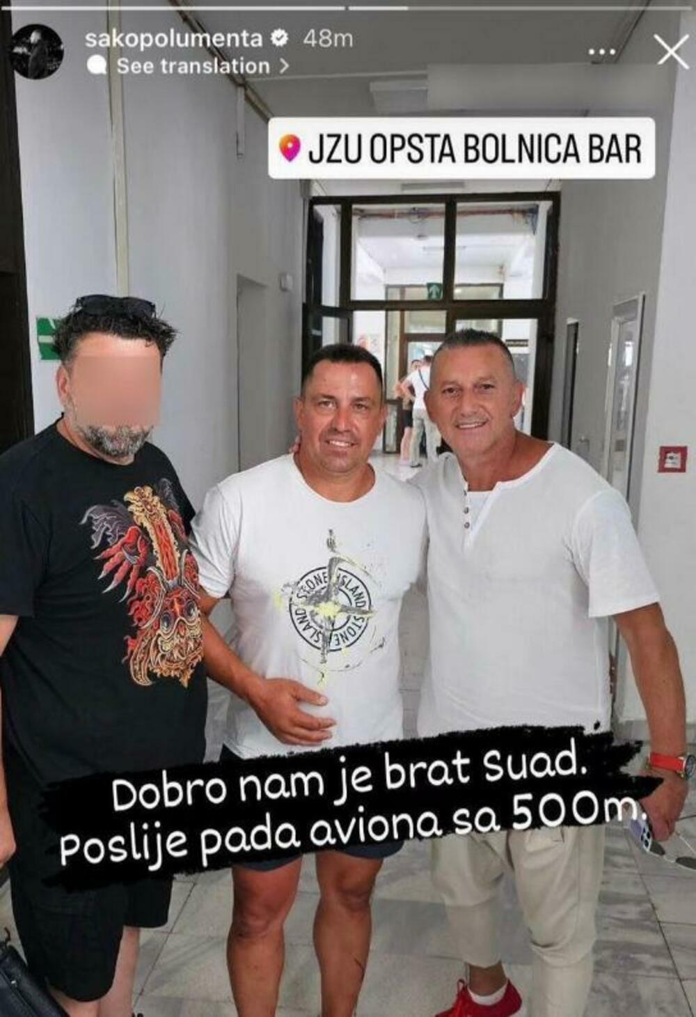 Povređen drug Šaka Polumente