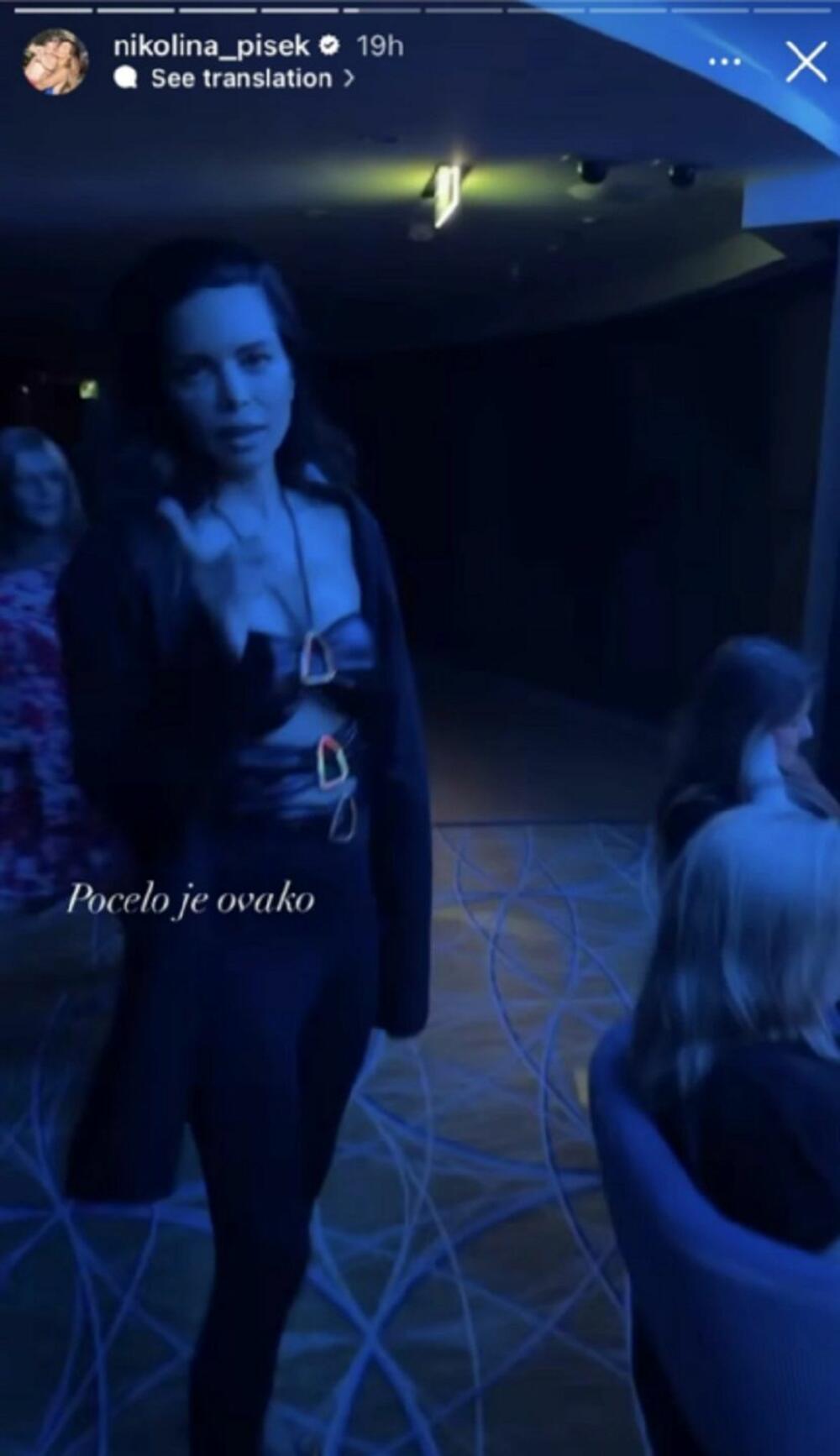 Ona se oglasila sa ogromnog broda