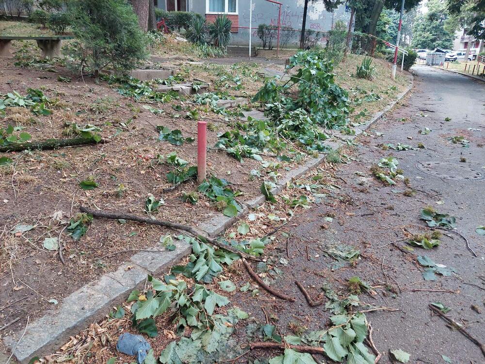 Kanarevo brdo nakon 'superćelijske oluje'