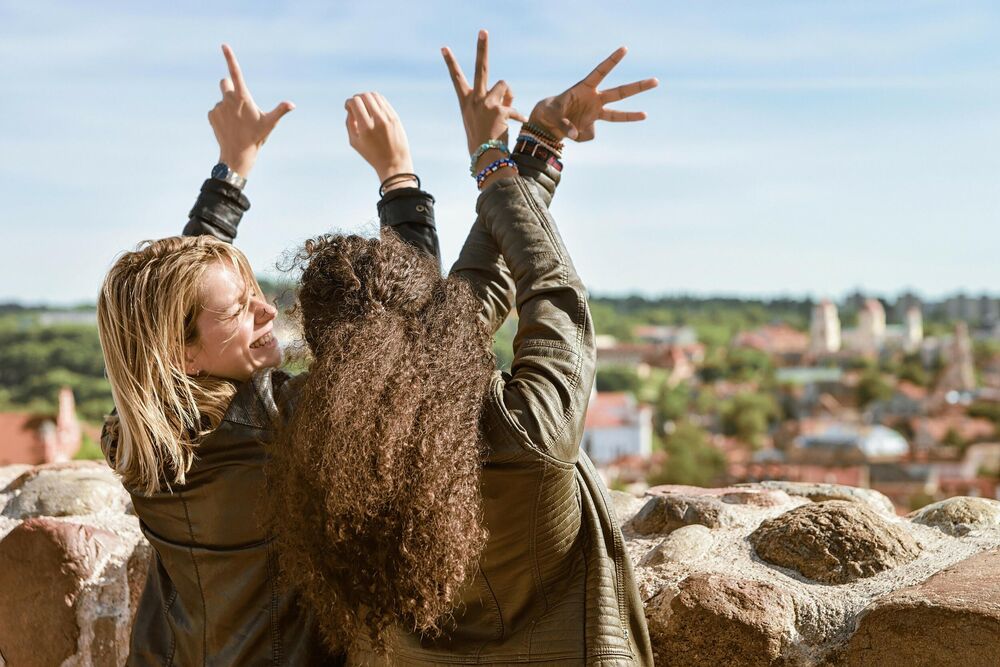 Dve devojke, Ljubav, Devojke, Žene