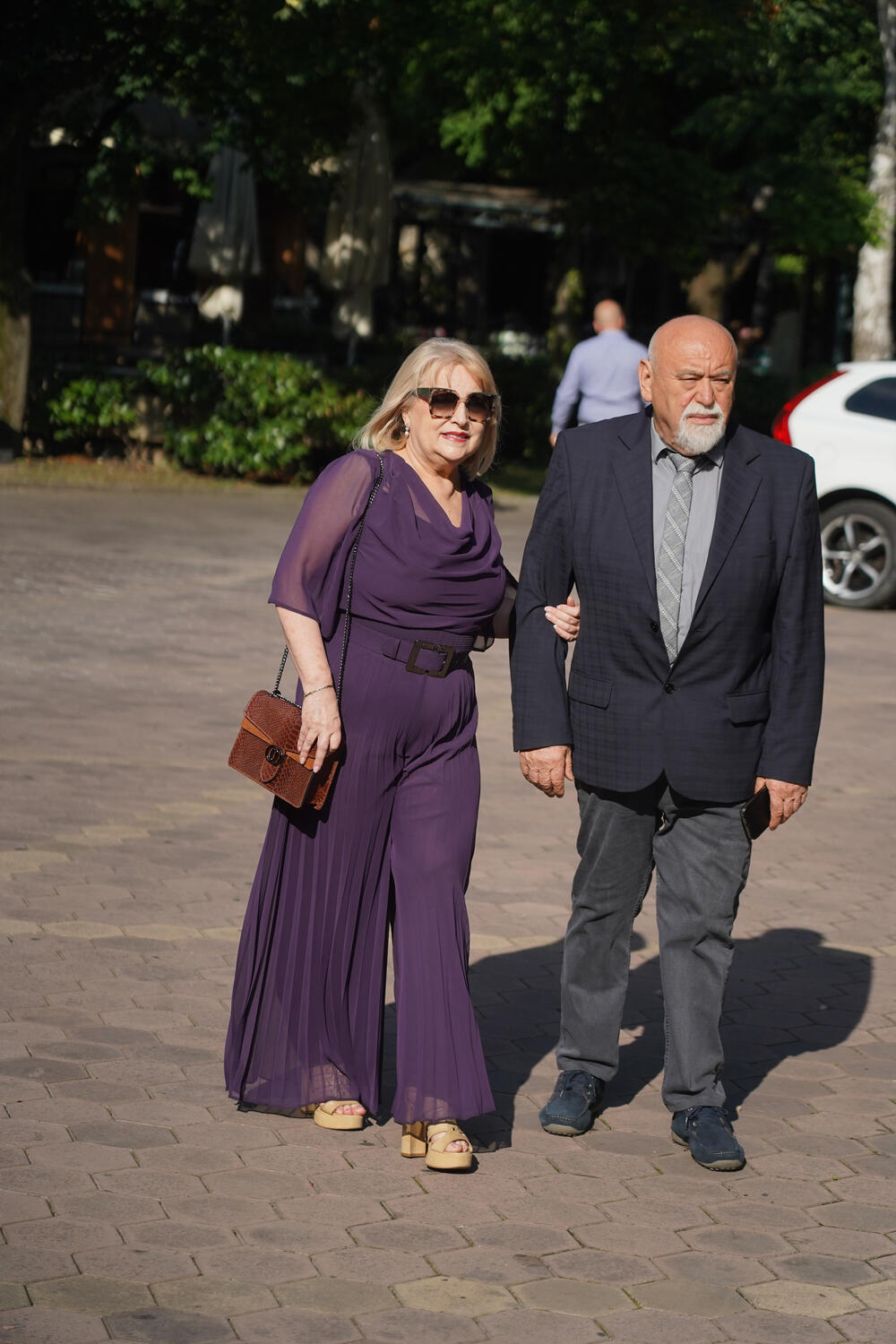 Slavica Đukić Dejanović sa suprugom