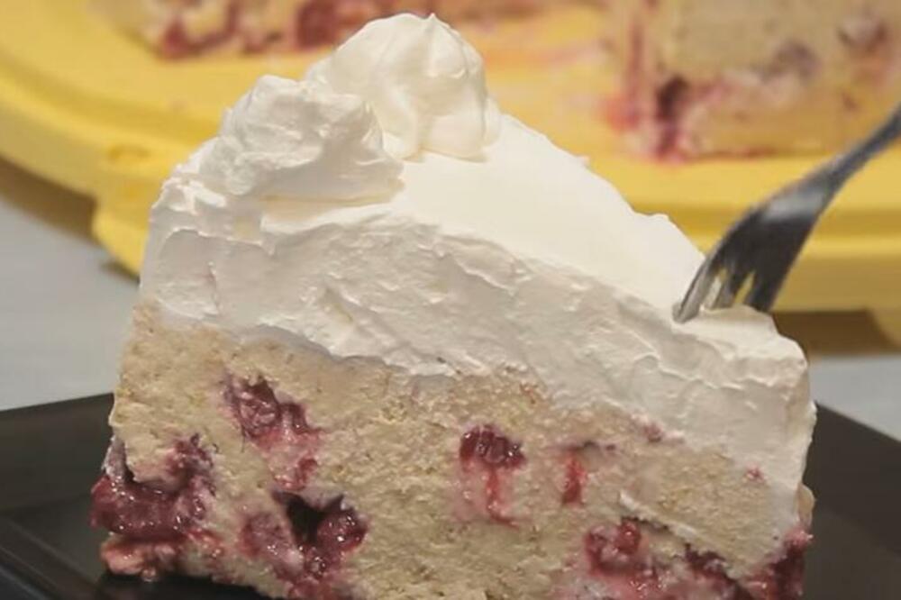 OVA OSVEŽAVAJUĆA TORTA SA MALINAMA JE NAJBOLJA ZA LETO: Nema PALJENJA RERNE, a 1 SASTOJAK daje KREMAST UKUS